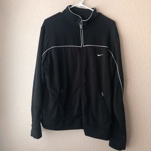 Nike Black Jacket with White Accents